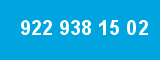922 938 15 02 922 938 15 02
